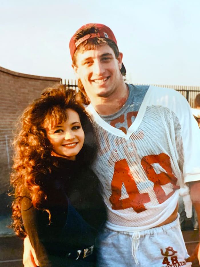 Alana and Matt, in their dating days, circa 1989.